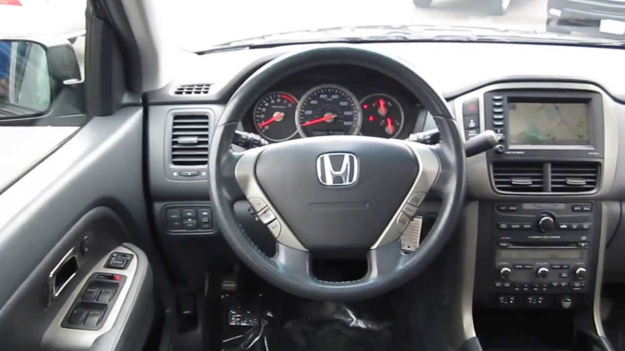 2007 Honda Pilot Black Stock 6101a Interior Youtube