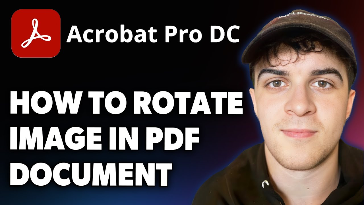 How to Rotate Image in PDF Document Using Adobe Acrobat Pro DC [2025 Full Guide]