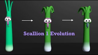 Unschooling With Fin - Veggietales Scallion 1 Evolution