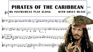 Video thumbnail of "Pirates of the Caribbean EASY Bb Play along"