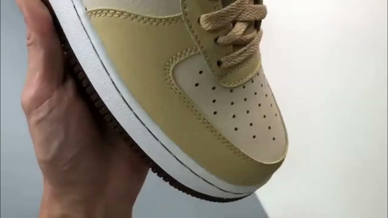 Nike Air Force 1 Low Inspected By Swoosh Brown Shoes 