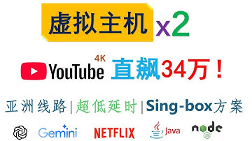 无限流量+油管4K直飙34 万！2款免费主机，东亚优质线路、超低延时 |全新Sing-box部署+保活方案| TUIC/hy2/Reality | Node.js/Java | Weirdhost