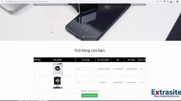 Bài 35 : Web điện máy PHP : Xem đơn hàng đã đặt