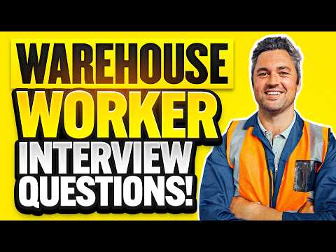 Warehouse Worker Interview Questions & Answers! (how To Pass A Warehouse Worker Interview!)