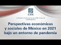 Perspectivas económicas y sociales de México en 2021 bajo un entorno de pandemia