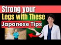 5 Daily Japanese Exercises That Make Senior Legs Stronger & Stable |Seniors Health