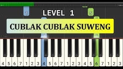 not piano cublak cublak suweng - tutorial level 1 - lagu daerah nusantara -  jawa tengah - timur  - Durasi: 2:06. 