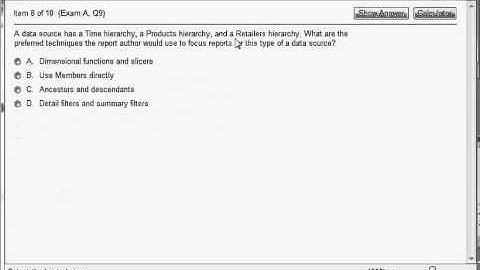 C2020-645 IBM Cognos 10 BI Multidimensional Author