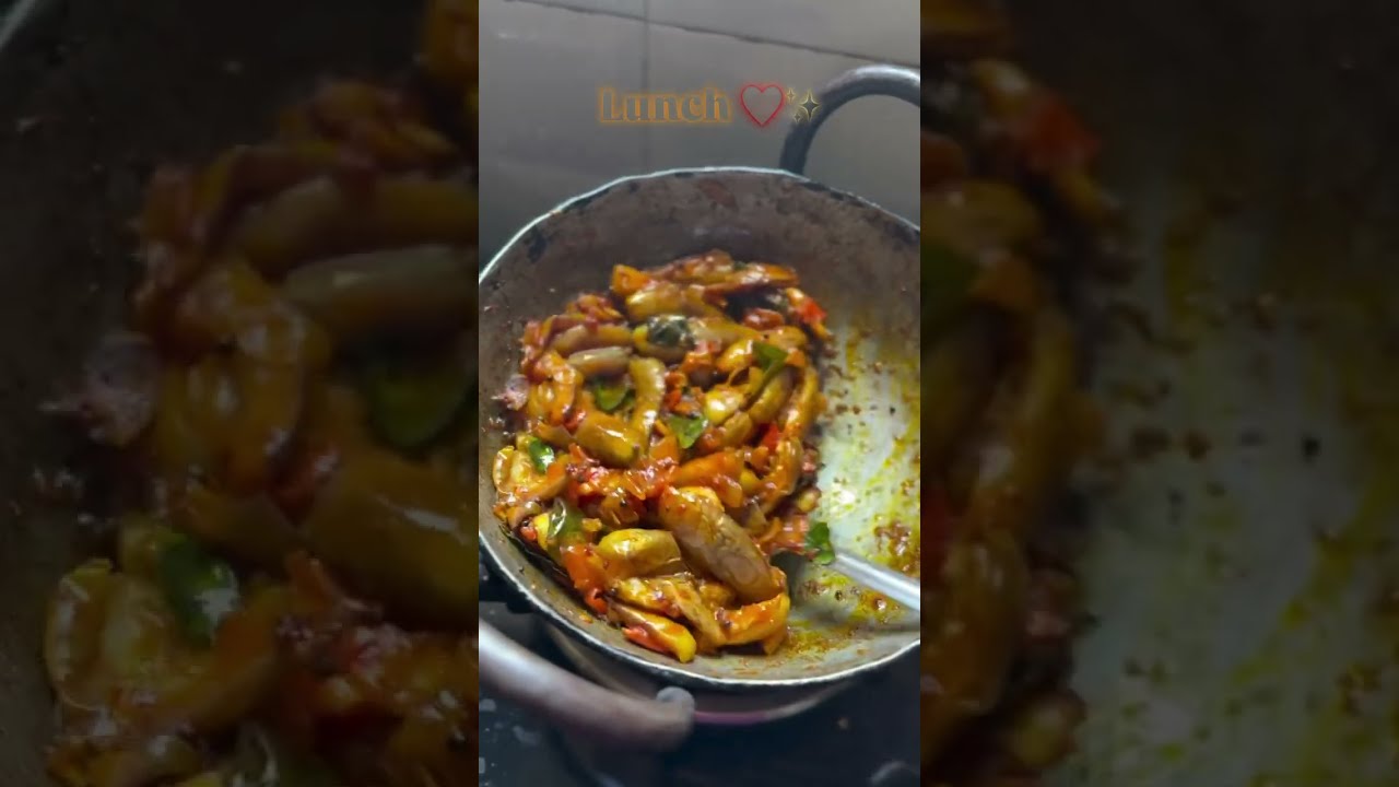 Tomato Dal Brinjal Fry Shortvideo Lunch Cooking Shortsfeed Recipe Tamilshorts Shorts