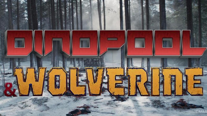 Dinopool y wolverine - Parodia Deadpool y Wolverine