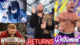 EDGE Crazy Stupid Ideas in WrestleMania 🔥 Jon Moxley WWE Returns, Goldberg Last Match, Logan Paul
