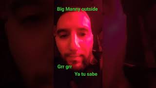 Coach Big Manny outside grr grr ya tu sabe #coachesclinic #greatcoach enjoy your life #coachingcoach