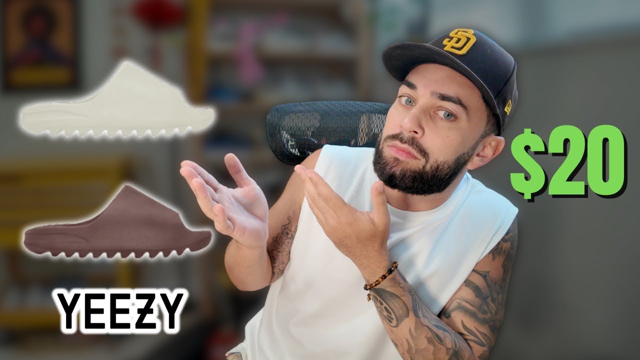 $20 Yeezy Slides In 2 New Colors! - YouTube