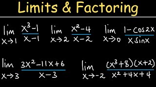 Solving Limits By Factoring | Step-by-Step Guide