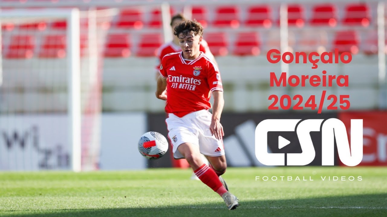 Gonçalo Moreira (SL Benfica) - Goals, Skills & Assists 2024/25 | HD ::  Golos :: Videos :: zerozero.pt