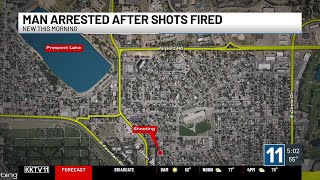 WATCH: Man arrested after shots fired
