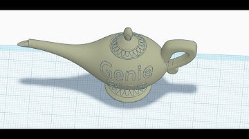 Curved Text using Tinkercad