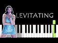 Levitating - Dua Lipa | EASY BEGINNER Piano Tutorial