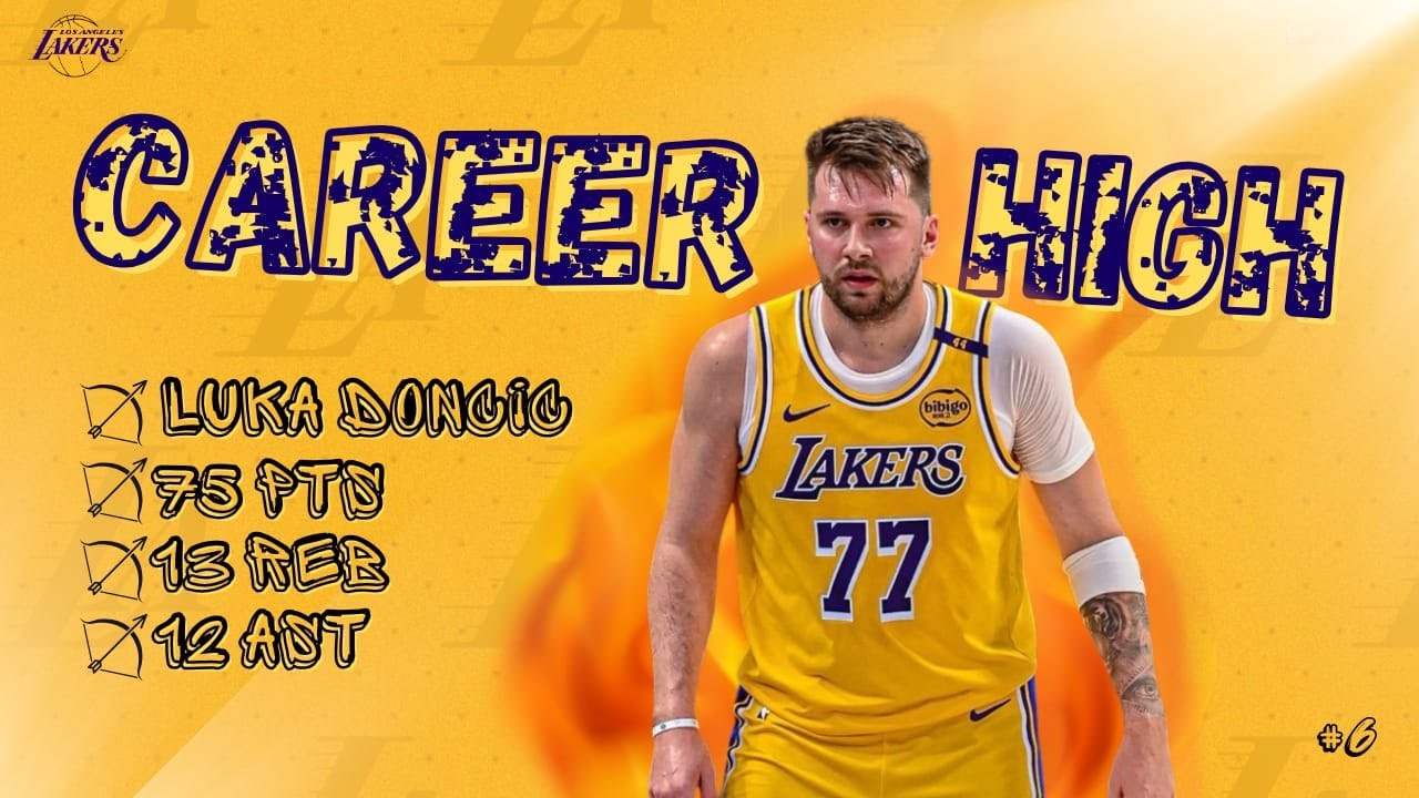 🔥 Lakers Rebuild  – LUKA DONCIC DROPS 75 POINTS! NEW CAREER HIGH TRIPLE-DOUBLE! 