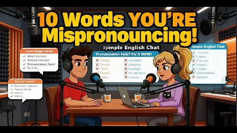 10 English Words You're PROBABLY Mispronouncing!
