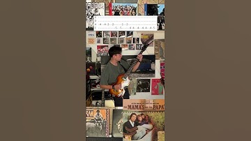 Thumbnail of Bassline of The Day: California Dreamin’ by The Mamas & the Papas #shorts