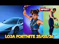STREET FIGHTER - LOJA FORTNITE 25/03/26 - LOJA FORTNITE HOJE - LOJA FORTNITE AO VIVO - CÓD. MPMDT