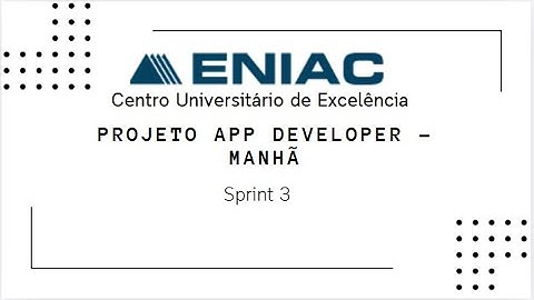 Sprint3 - App Developer - Projeto de Extensão