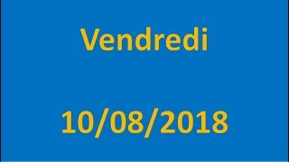 RESULTATS EURO MILLIONS DU 10/08/2018 !