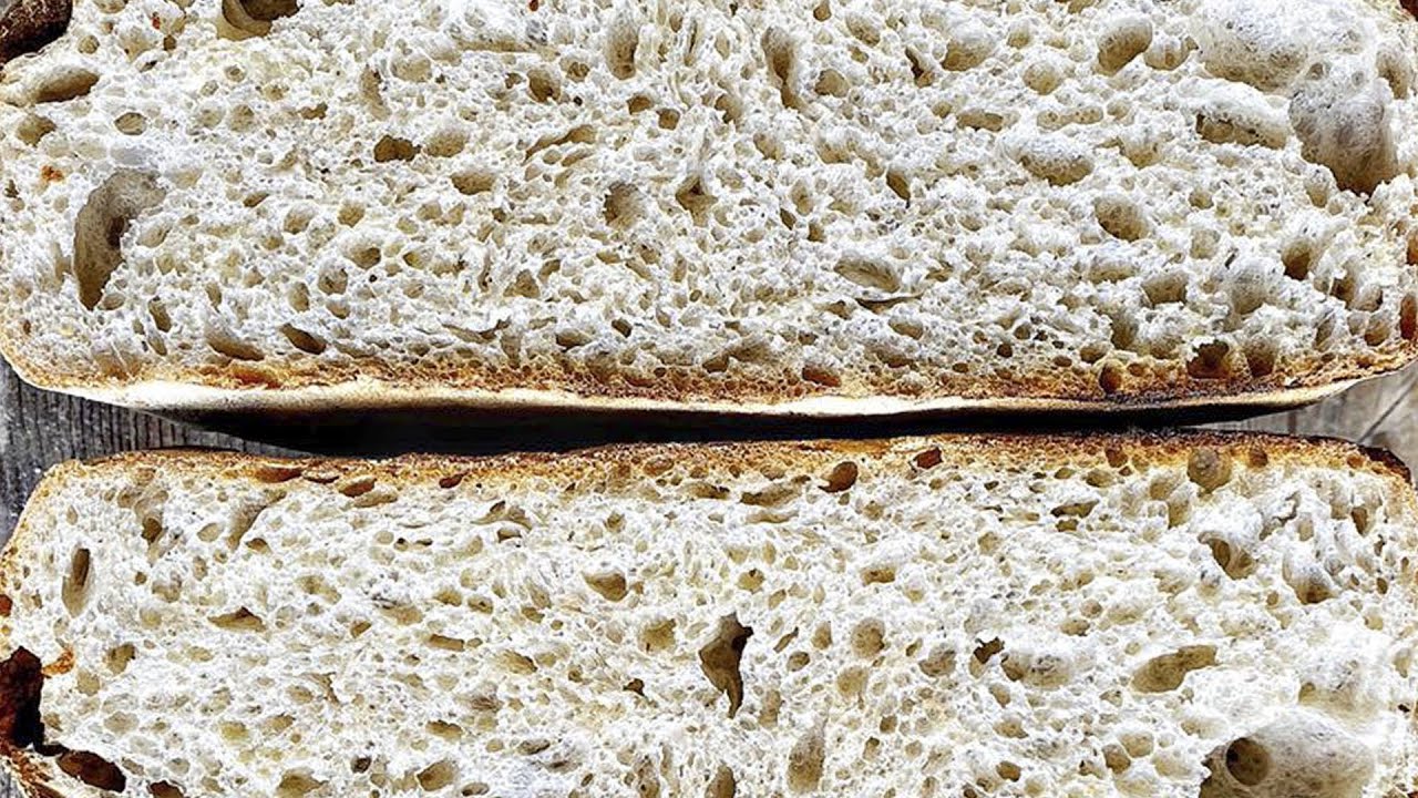 Pane fatto in casa ( autolisi + poolish) 100% tipo 1 cotto in pentola