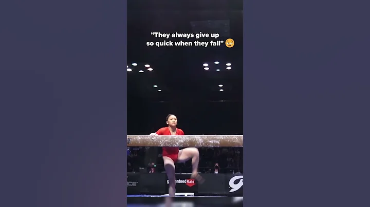 This is why you should never give up💪 #gymnastics #beam #save #fail #simonebiles #nevergiveup