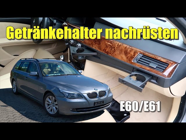 BMW E60/E61 Armaturenbrett tauschen / Getränkehalter nachrüsten 