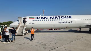 Iran Airtour 'Mad Dog' MD-82 | Flight from Tehran to Bandar Abbas