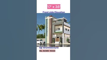 Elevation design || 3d model || exterior design #homemade  #elevation #housedesign #exterior #shorts