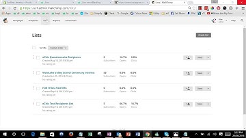 Backup Mailchimp Lists