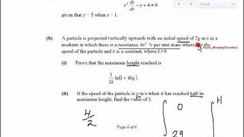 LC Applied Maths - 2004 Q10 (b)  - Part 3