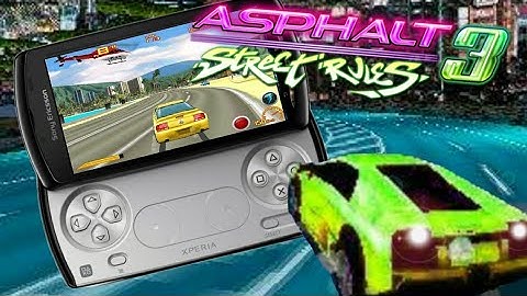 Asphalt 3: Street Rules 3D on Sony Ericsson Xperia Play with gamepad (Lite and Full versions)