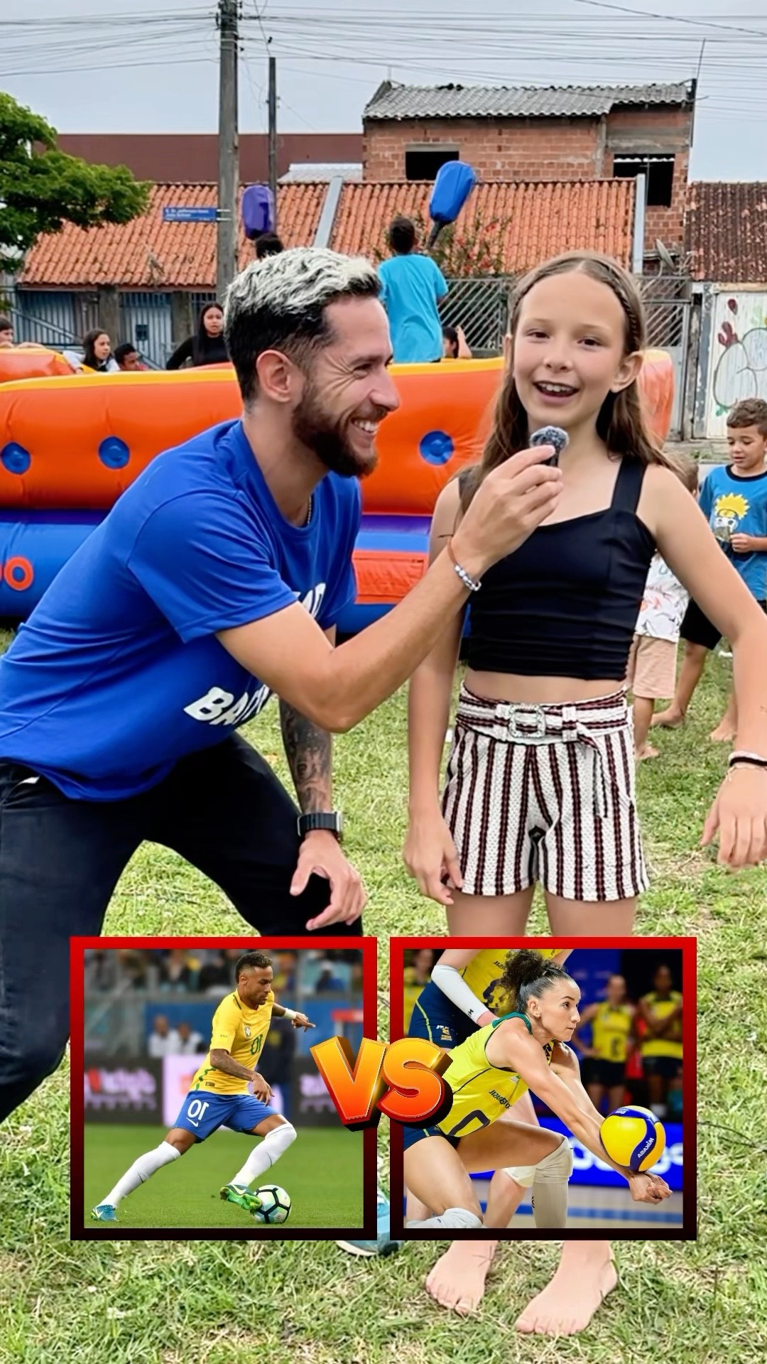 Futebol ou vôlei?