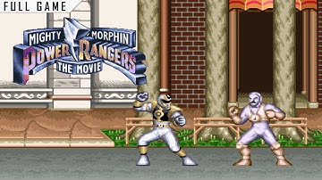 Mighty Morphin Power Rangers: The Movie | Super Nintendo | Full Game [Upscaled to 4K using xBRz]