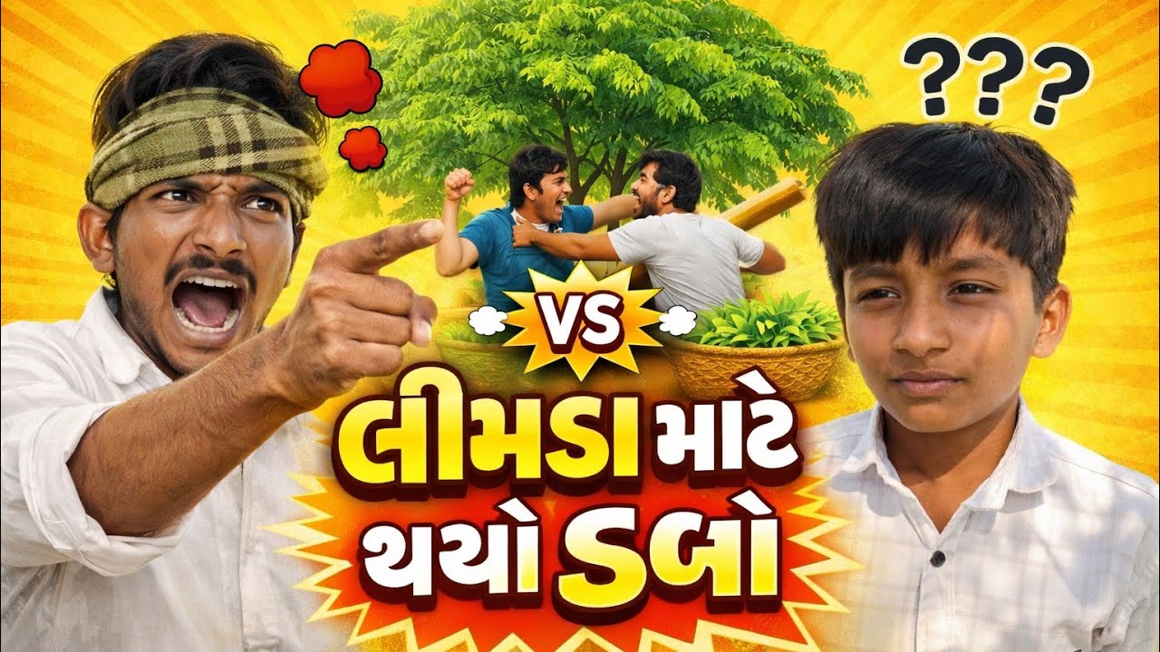 લીમડા માટે થયો ડખો ગુજરાતી કોમેડી વિડિઓ