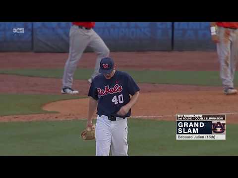 Auburn Baseball vs Ole Miss SEC Tournament Round 2 Highlights