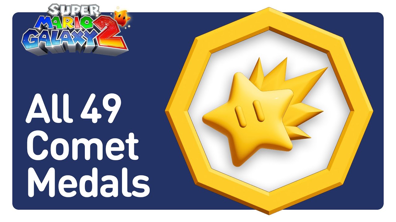 Super Mario Galaxy 2 All 49 Comet Medal Locations Guide 100 