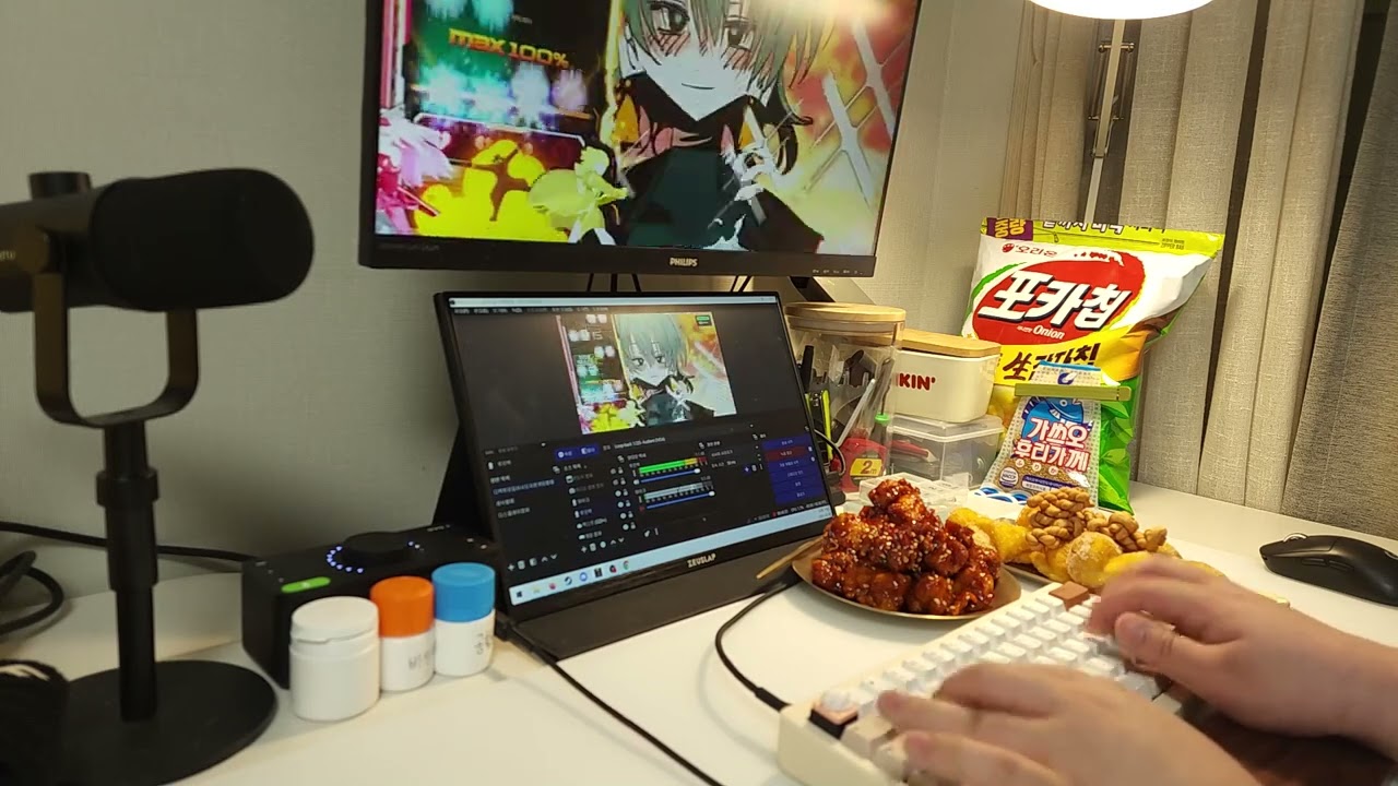 HIBI June (AEBoards Raeds HE) 리듬게임 타건음 무편집 Ver.