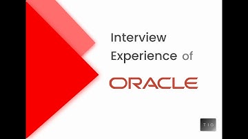 Oracle Interview Experience