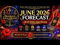 🔮JUNE 2026 Monthly Reading|All Zodiac Signs |Love, Career,Money &amp; Guidance✨#tarot #love #lovetarot 