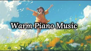 Relaxing piano️ 🌸 Peaceful day with beautiful piano sound, Deep focus to relax and study