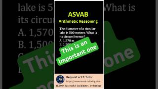 ASVAB Arithmetic Reasoning Geometry Question | Circle Circumference Formula for ASVAB Math Prep