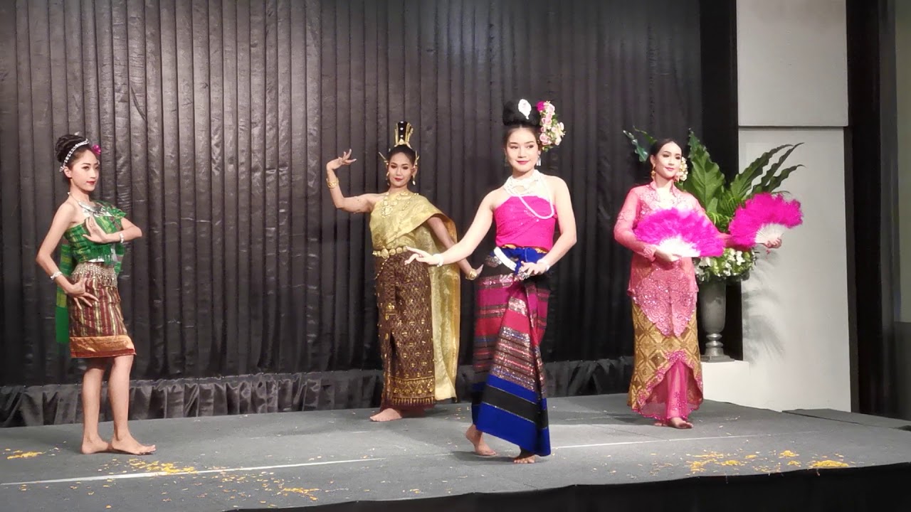 เพลงสี่ภาค สถาบันบ้านนาฏศิลป์ไทย​พระราม​2​/บางนา รำเปิดงานโรงแรม แม่น้ำ