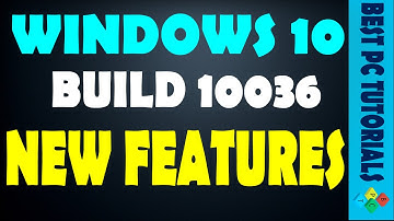 Windows 10 Build 10036 - New Features (Start Menu, Task View, App Mgmt etc)