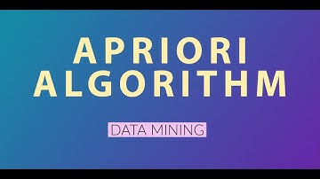 apriori algorithm in data mining example | Association Rule Mining | Finding frequent item sets