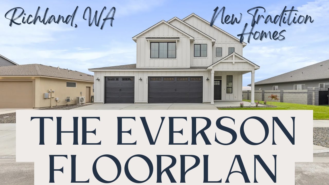 Tour This Stunning New Build Home in Richland WA | The Everson at Goose Ridge Estates